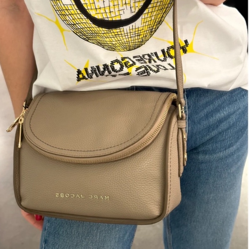 Marc Jacobs Taupe Crossbody Bag